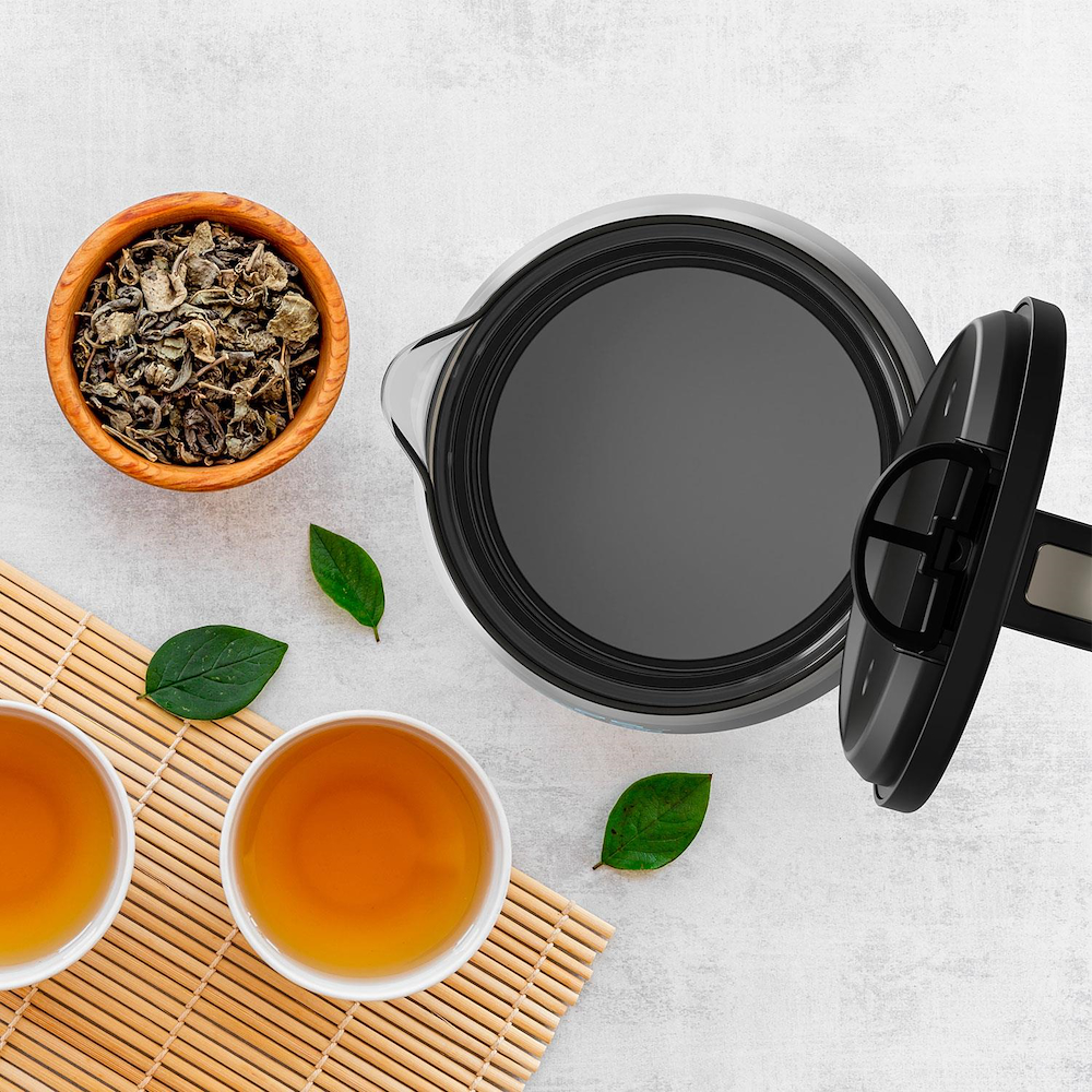 BLACK+DECKER BXKE2206E - Glaskessel 2200W 1.7L mit 7 Temperaturen