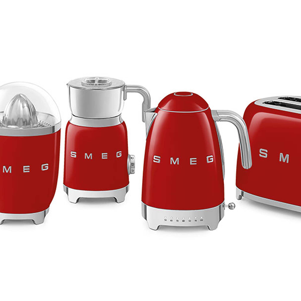 SMEG KLF04RDEU - Bollitore stile anni '50 rosso