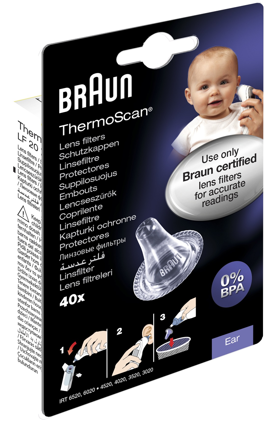 BRAUN 4210201138273 - Coprisondi igienici Braun ThermoScan