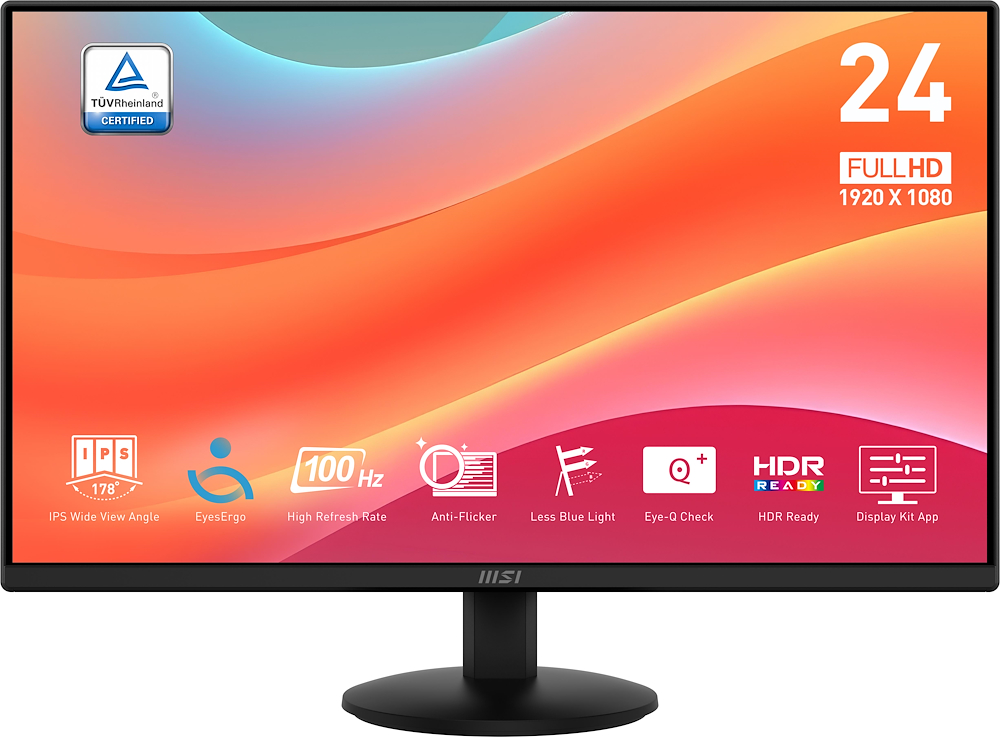 MSI PROMP242L - Monitor 23.8 Zoll FHD 100Hz Schwarz