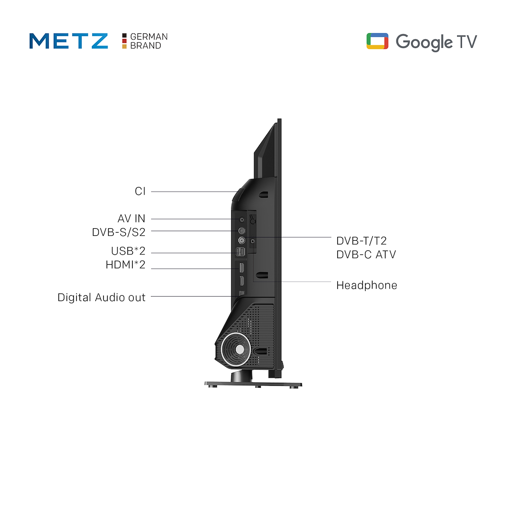 METZ 32MTD8500Z - 32" Smart Google LED TV