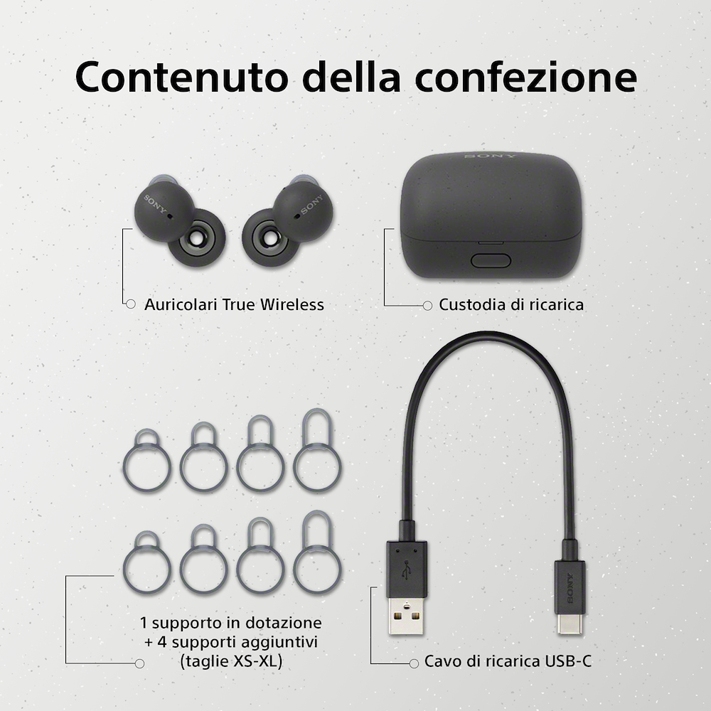 SONY WFL900H - Sony LinkBuds WF-L900 Auricolari Wireless SONY WFL900H - Sony LinkBuds WF-L900 Auricolari Wireless