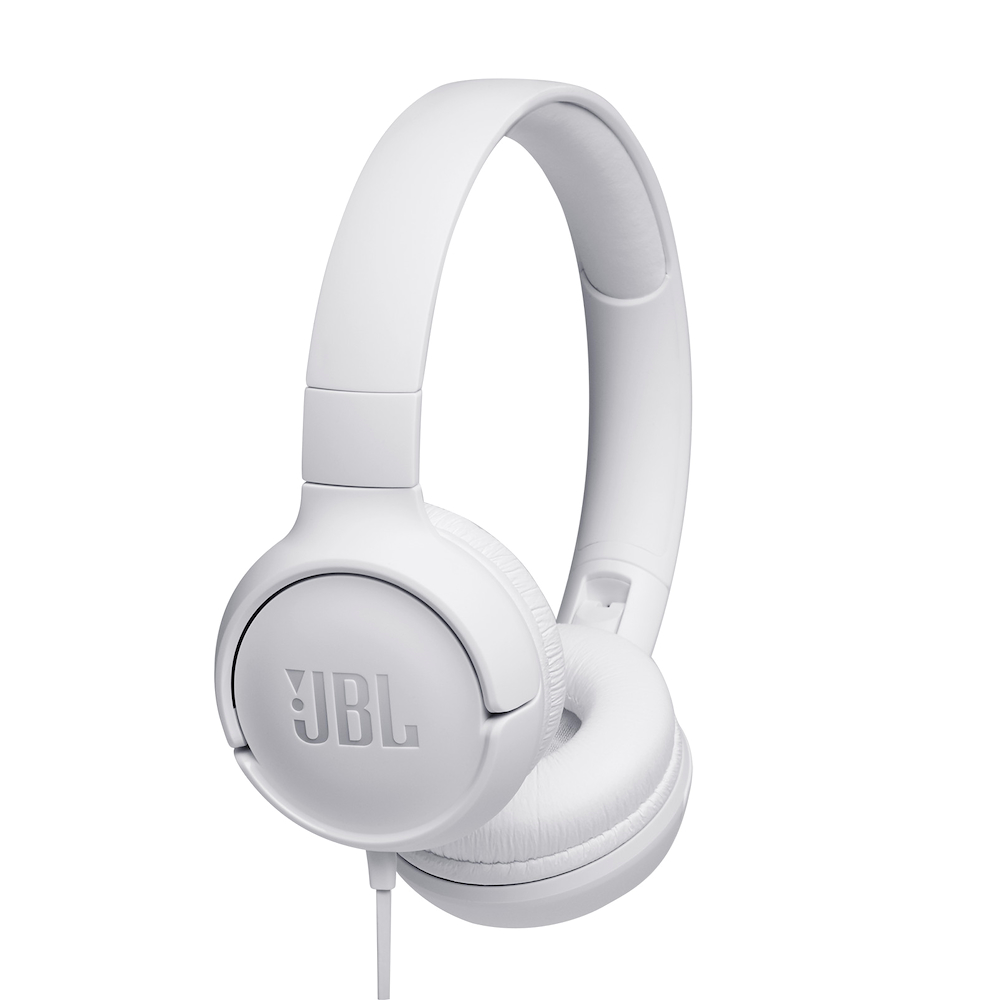 JBL JBLT500WHT - Tune 500 Cuffie On-Ear Cablate Bianche