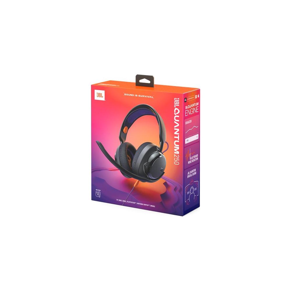 JBL JBLQTUM250BLK - Cuffie da gaming Quantum 250 nere