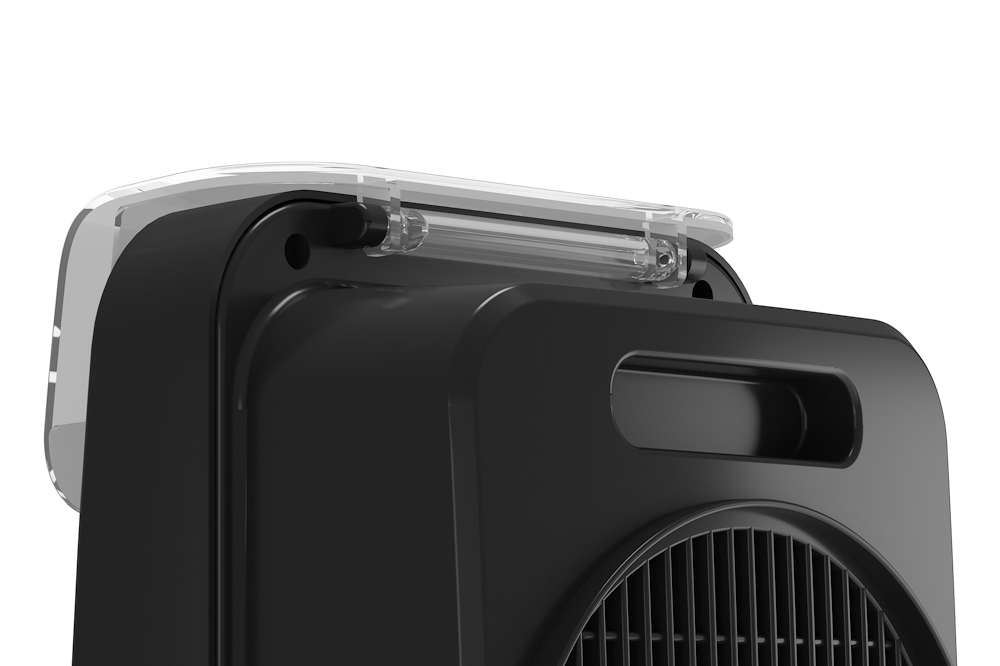 SPLENDID CALDOTEKNO - Termoventilatore Bagno 2000W NERO