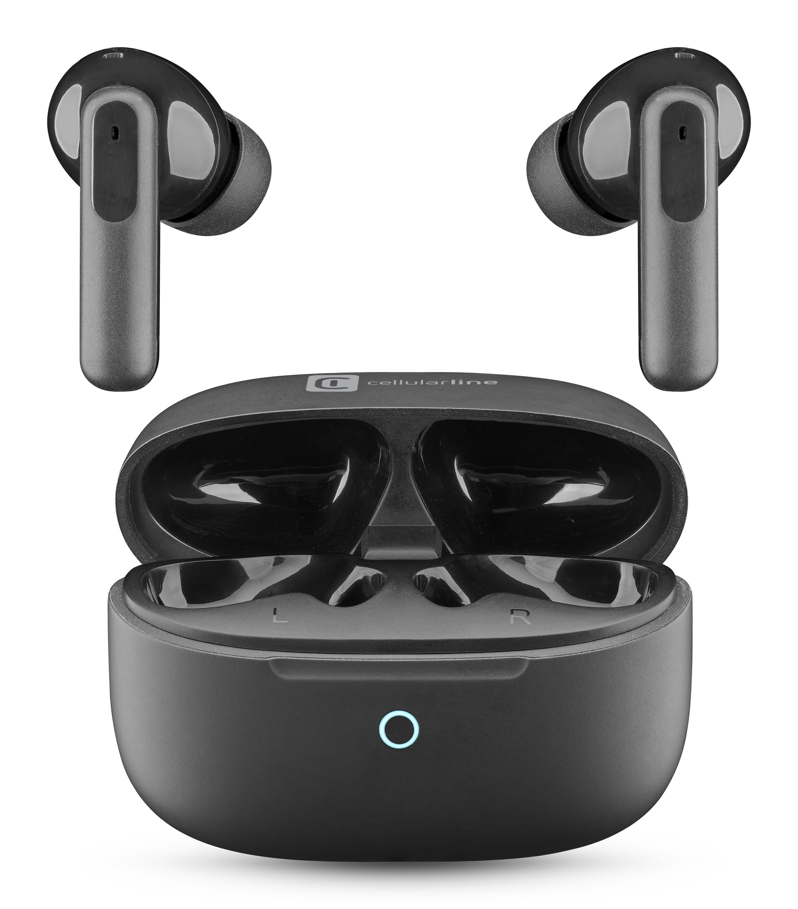 Cellularline BTSYNCTWSK - Auricolari True Wireless In-Ear Nero