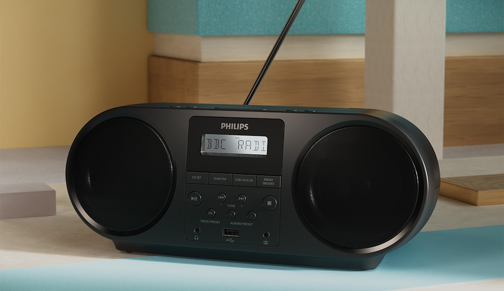 PHILIPS TAZ6000 - CD/RADIO DAB+ Schwarz