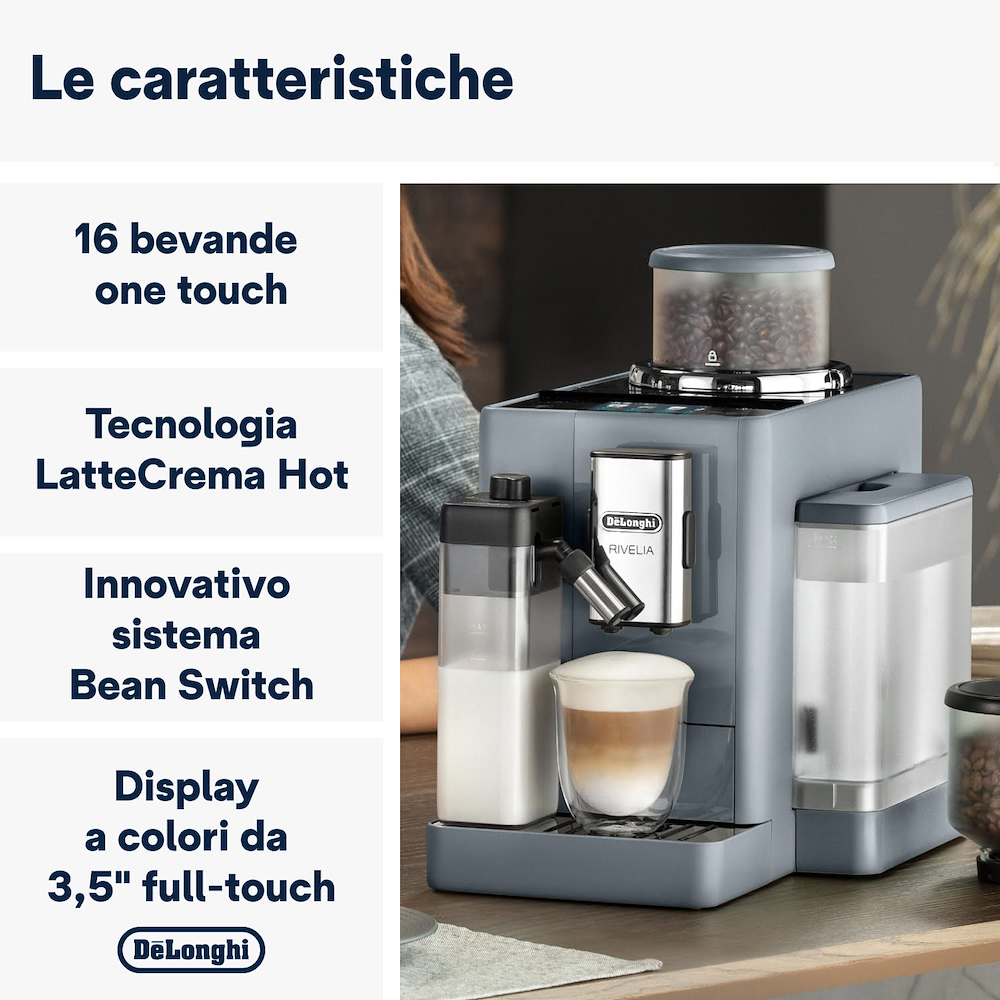 DE LONGHI EXAM44055G - De Longhi Rivelia Kaffeemaschine