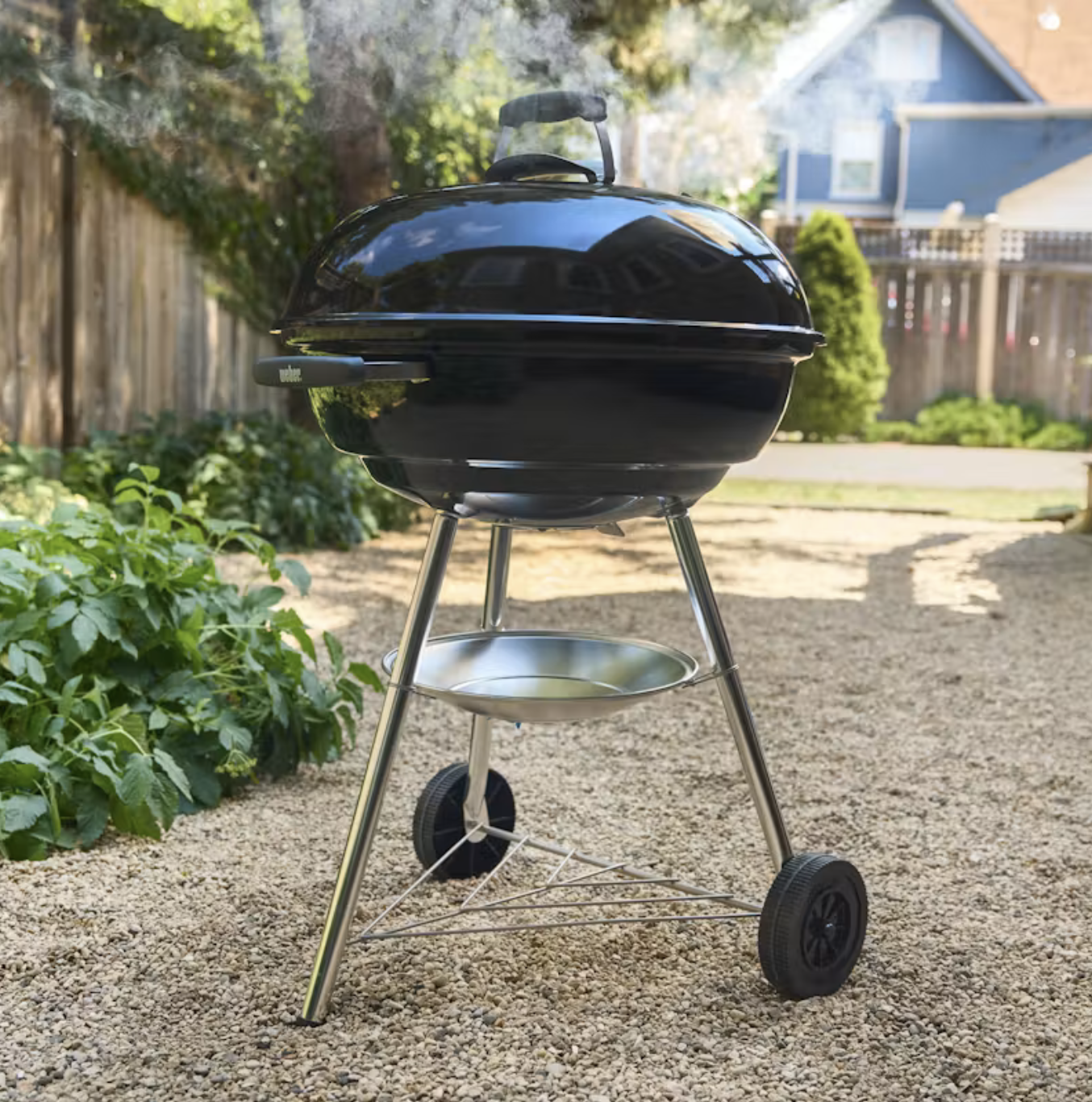 WEBER 1502061 - Compact Kettle Holzkohlegrill 57 cm