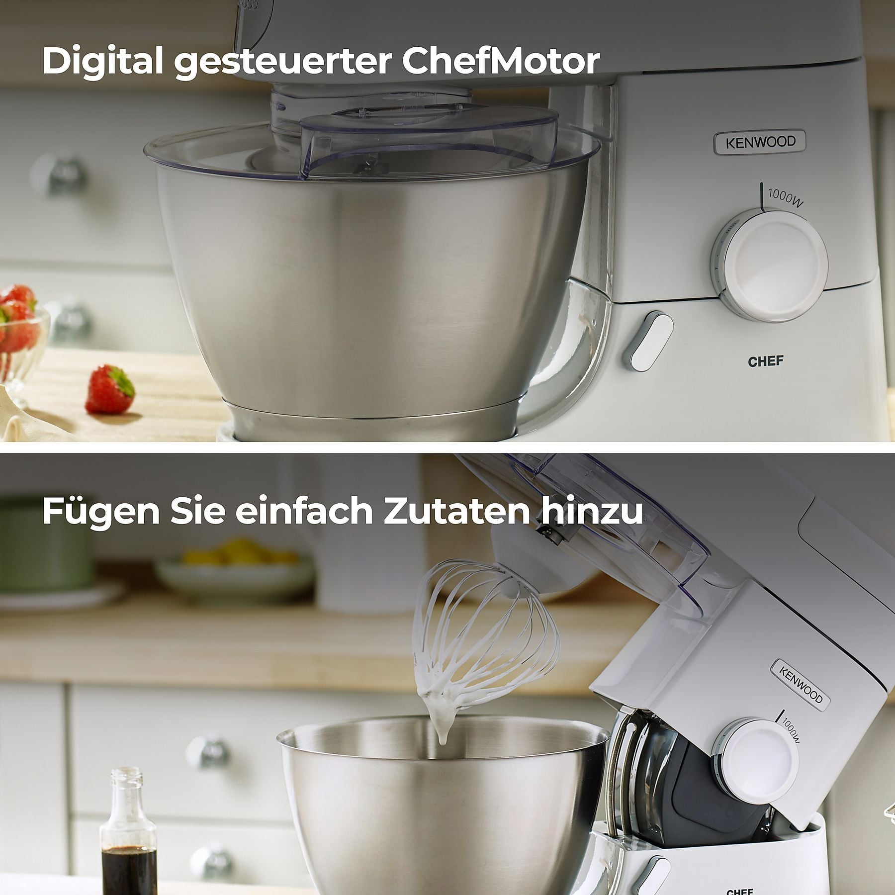 KENWOOD KVC3100W - Robot da cucina Chef 4,6L bianco + AT312B spremiagrumi