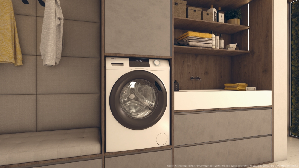 HAIER HW80BP14929AS - Lavatrice  8 kg 1400 giri Bianco