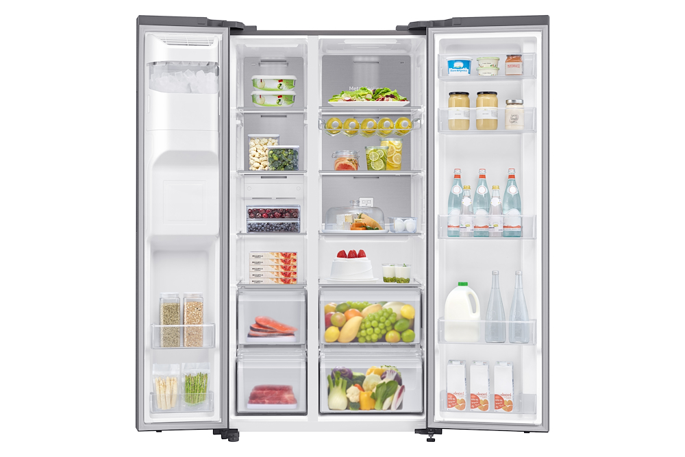 SAMSUNG RS65DG54M3SLEF - Side by Side Kühlschrank mit Wasserspender