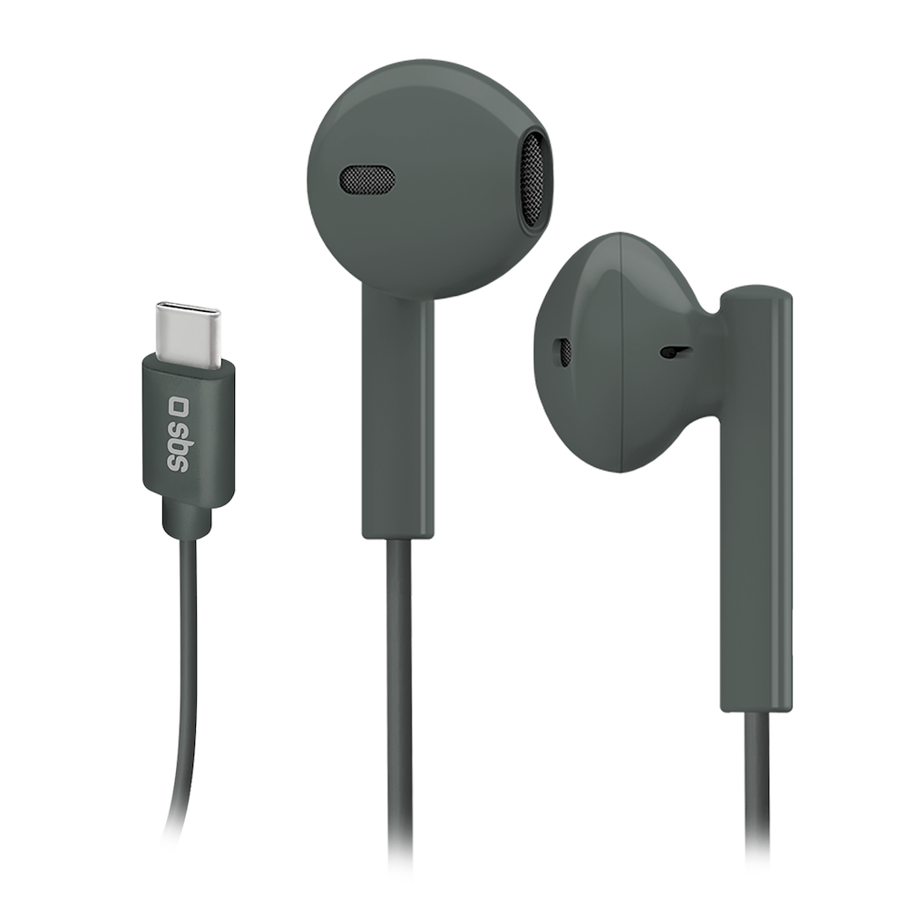 SBS TEEARTYCMIX65G - Auricolari in-ear USB-C con microfono
