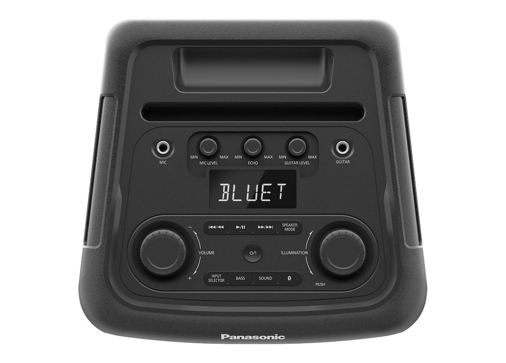 PANASONIC SCTMAX45EK - Party Lautsprecher mit Bluetooth und Lichteffekten