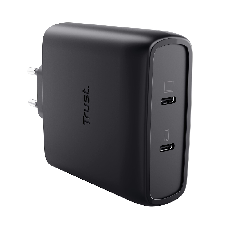 TRUST 25527 - Caricabatteria USB-C 100W Trust Maxo Nero