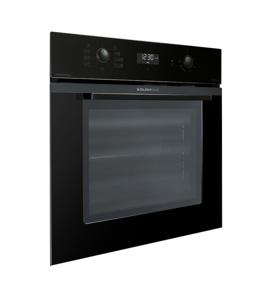 GLEM GAS GFU98BKS6V3 - Multifunktionsofen 60 cm in glänzend Schwarz GLEM GAS GFU98BKS6V3 - Multifunktionsofen 60 cm in glänzend Schwarz