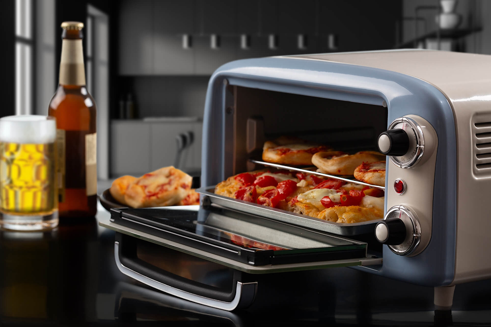 ARIETE 3919CELESTE - Vintage Elektroofen 800W Himmelblau