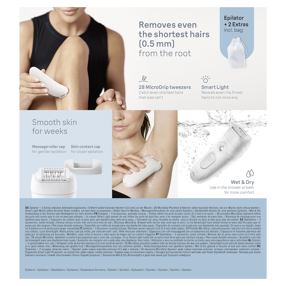 BRAUN SE5011 - Depilatore elettrico Braun Silk-épil 5