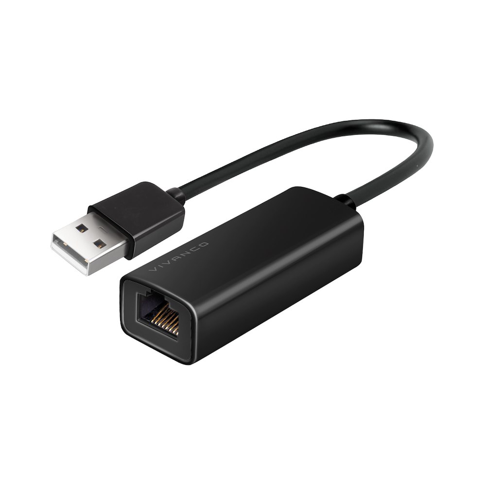 VIVANCO VNITUSBLANK - Adattatore LAN a USB