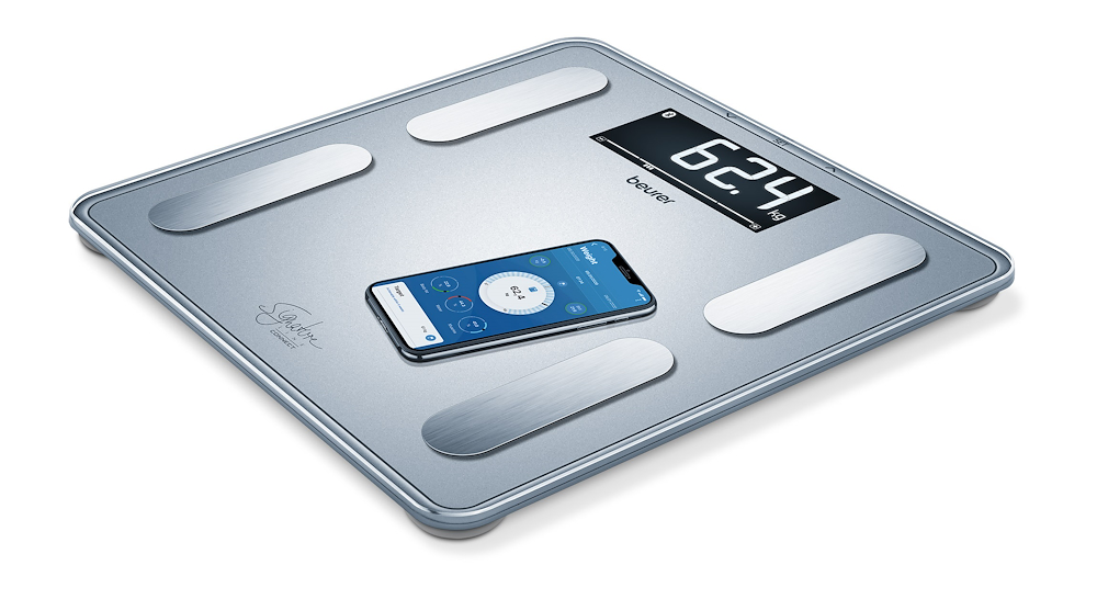 BEURER BF405BTSLSILVER - Bilancia Diagnostica Bluetooth Max 180kg