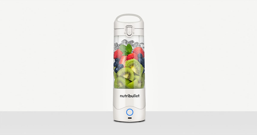 NUTRIBULLET NBP003W - Frullatore portatile Nutribullet 475 ML bianco NUTRIBULLET NBP003W - Frullatore portatile Nutribullet 475 ML bianco