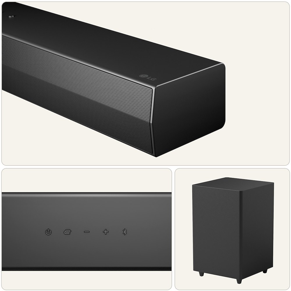 LG S30A - Soundbar 140W 2.1 mit Subwoofer