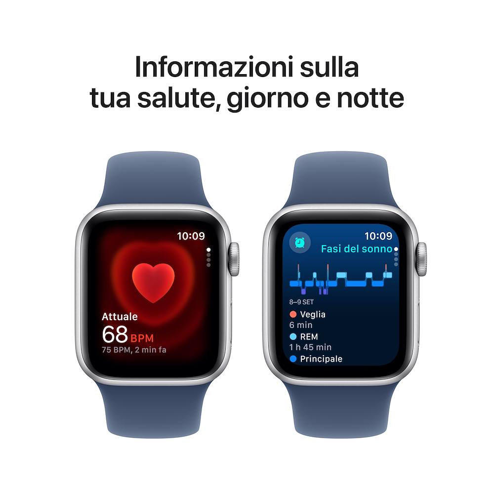 APPLE MXGF3QLA - Apple Watch SE GPS 40mm Silber Denim