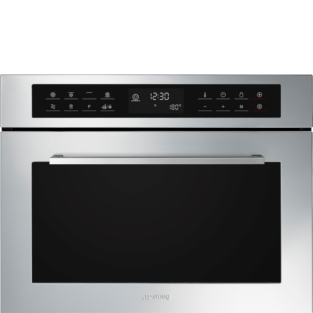 SMEG SF4400MCX1 - SF4400MCX1 Kompakt-Kombi-Mikrowelle Edelstahl