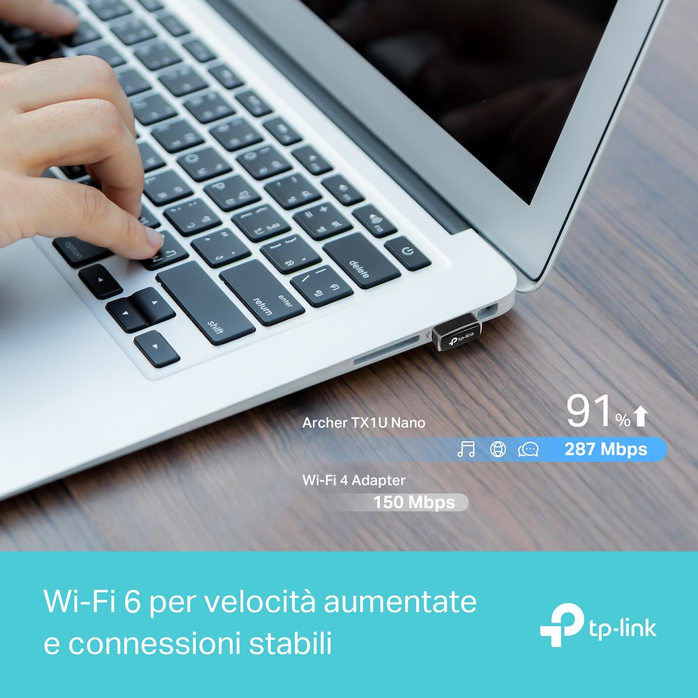 TP-LINK ARCHERTX1UNANO - USB Adapter Wi-Fi 6