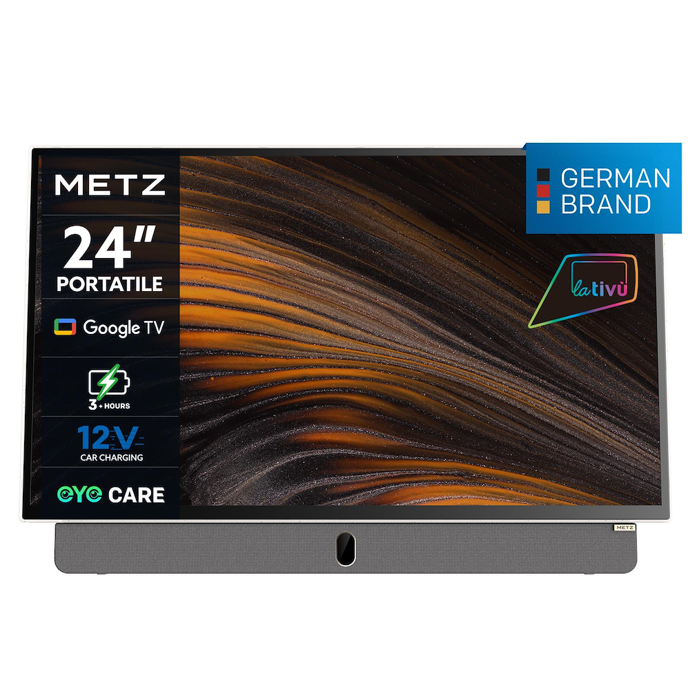 METZ 24MPE7000Z - Tragbarer Google TV LED 24"