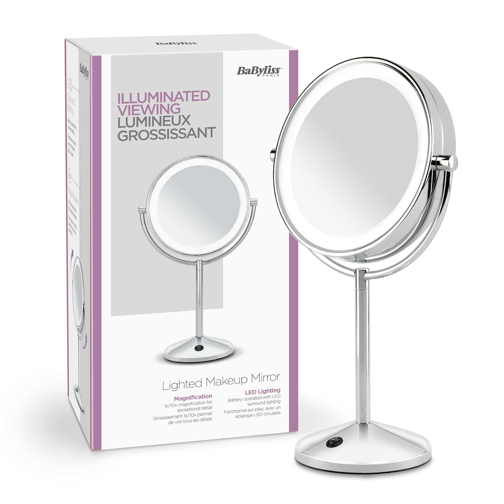 BABYLISS 9436E - Specchio LED doppio faccia 10X BABYLISS 9436E - Specchio LED doppio faccia 10X