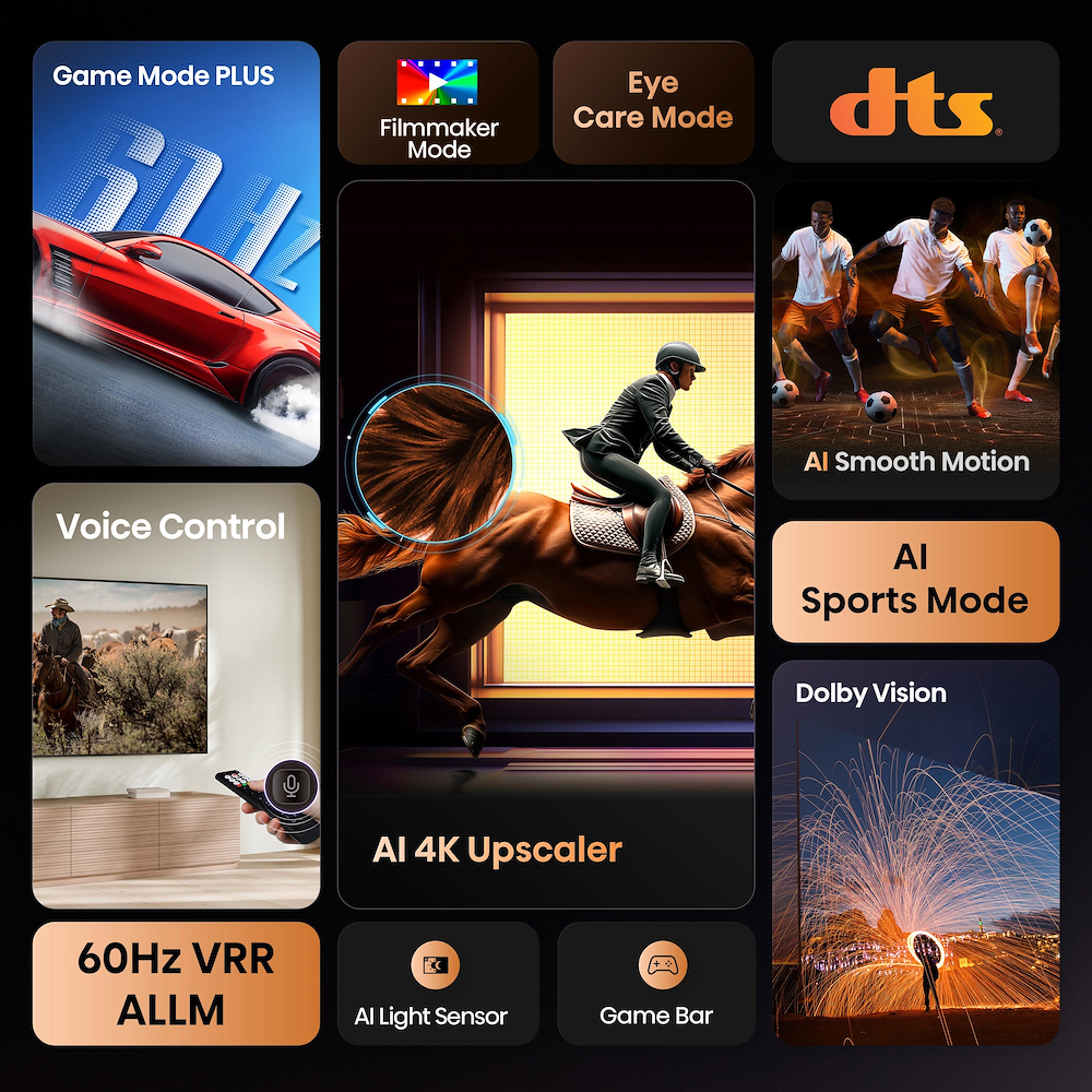 HISENSE 55A69Q - Smart TV 55" 4K