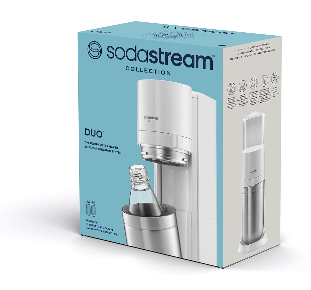SODASTREAM 2270178 - Gasatore Duo White con Bottiglie