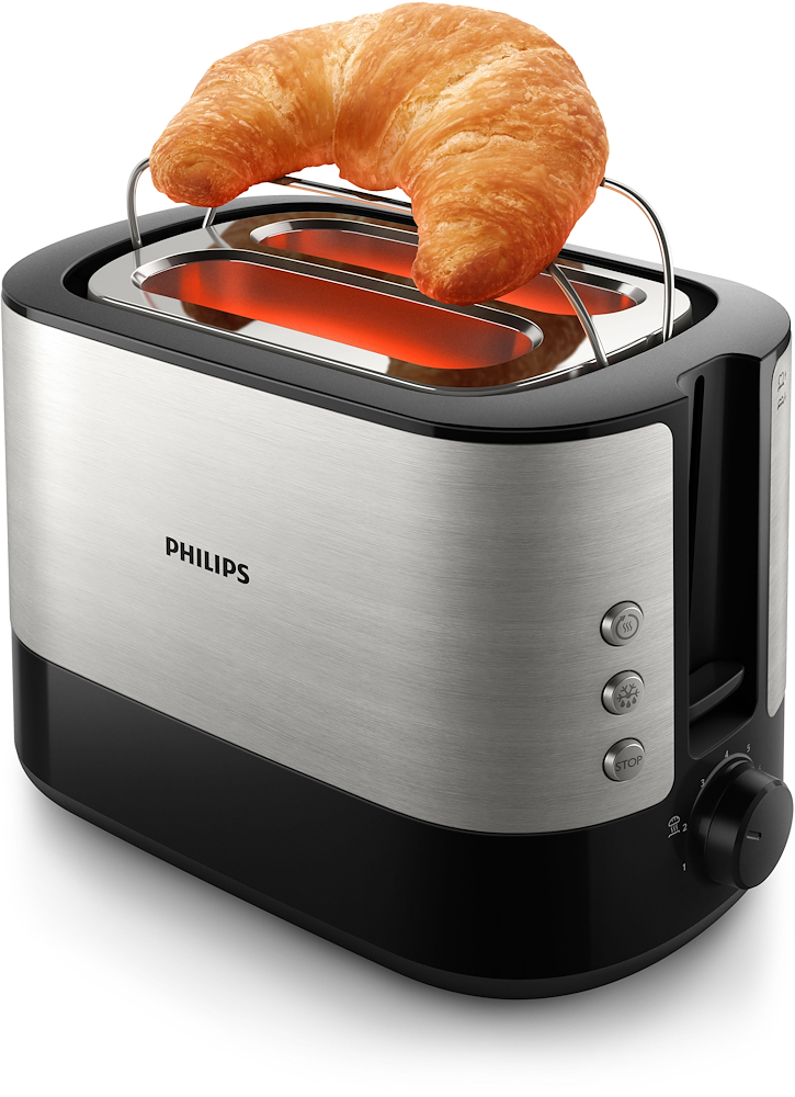 PHILIPS HD2639 - Toaster 730W 2 Scheiben 7 Einstellungen