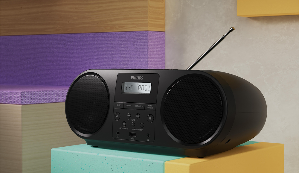 PHILIPS TAZ6000 - CD/RADIO DAB+ Schwarz