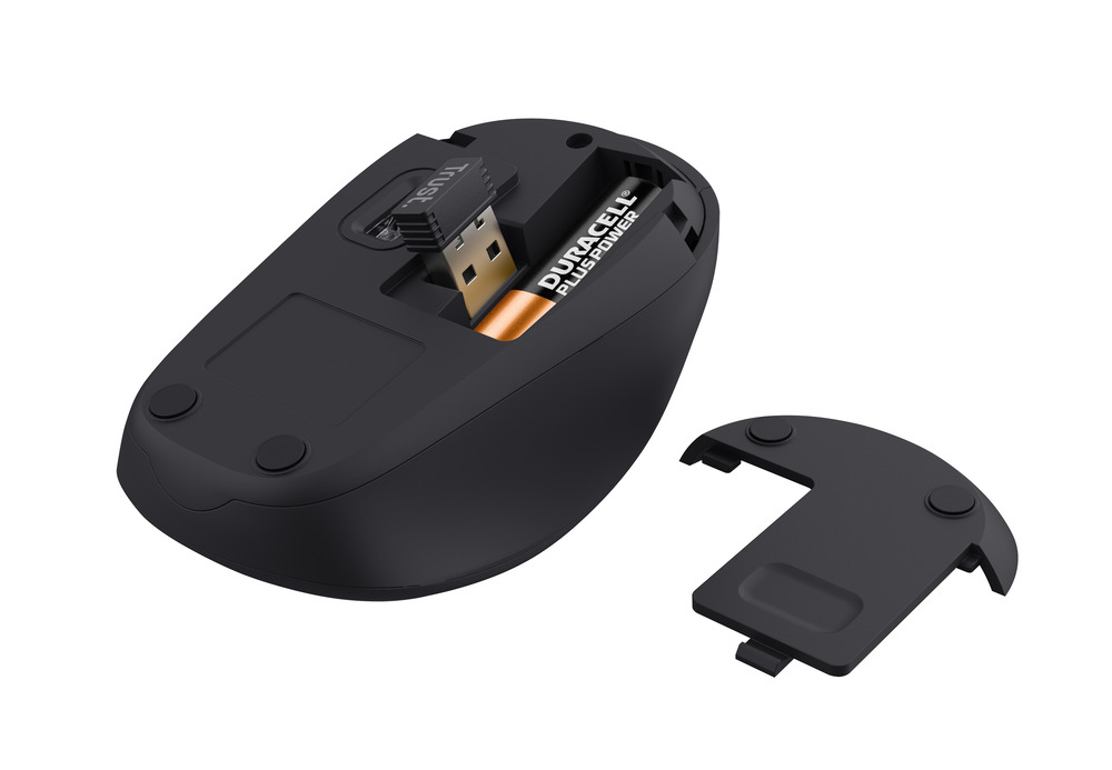 TRUST 24550 - Mouse wireless ecosostenibile YVI+ rosso