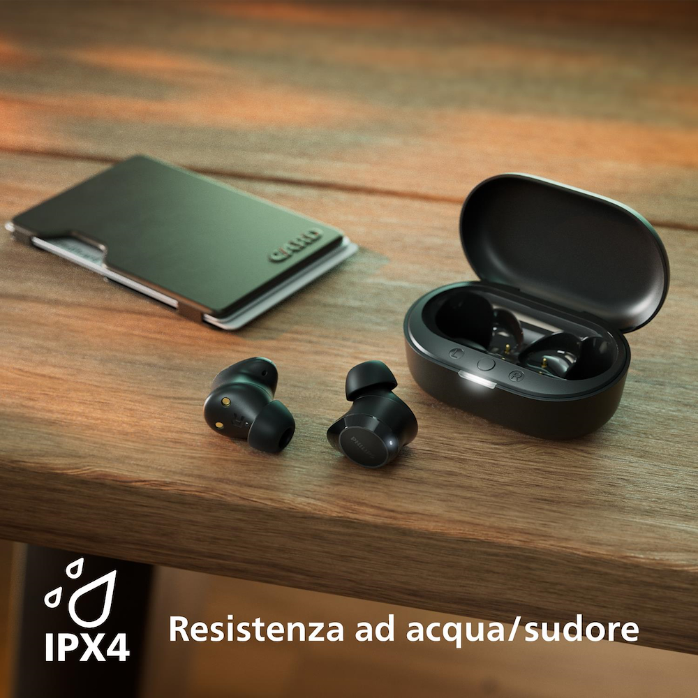 PHILIPS TAT1209WT - Cuffie true wireless Bluetooth con bassi dinamici