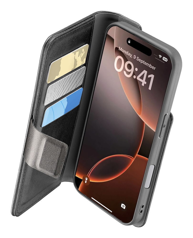 CELLULAR LINE BOOKAG2IPH16PRMK - Agenda Hülle für iPhone 16 Pro Max