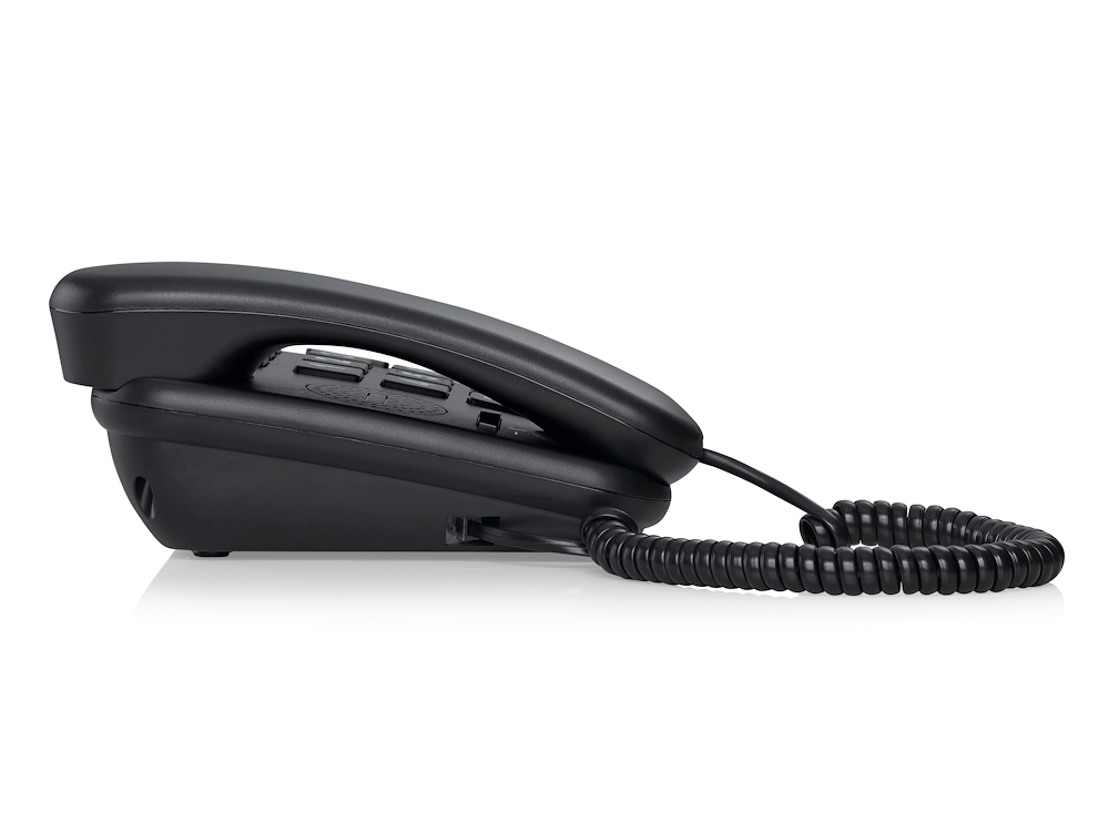 BRONDI BRAVO15NERO - BRAVO15NERO 0307893 TELEF.C/FILO V.VOCE 10MEM.+3MEM.DEDICATE LED NERO