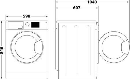 INDESIT CYD92DWWIT - Asciugatrice pompa calore 9 kg bianco