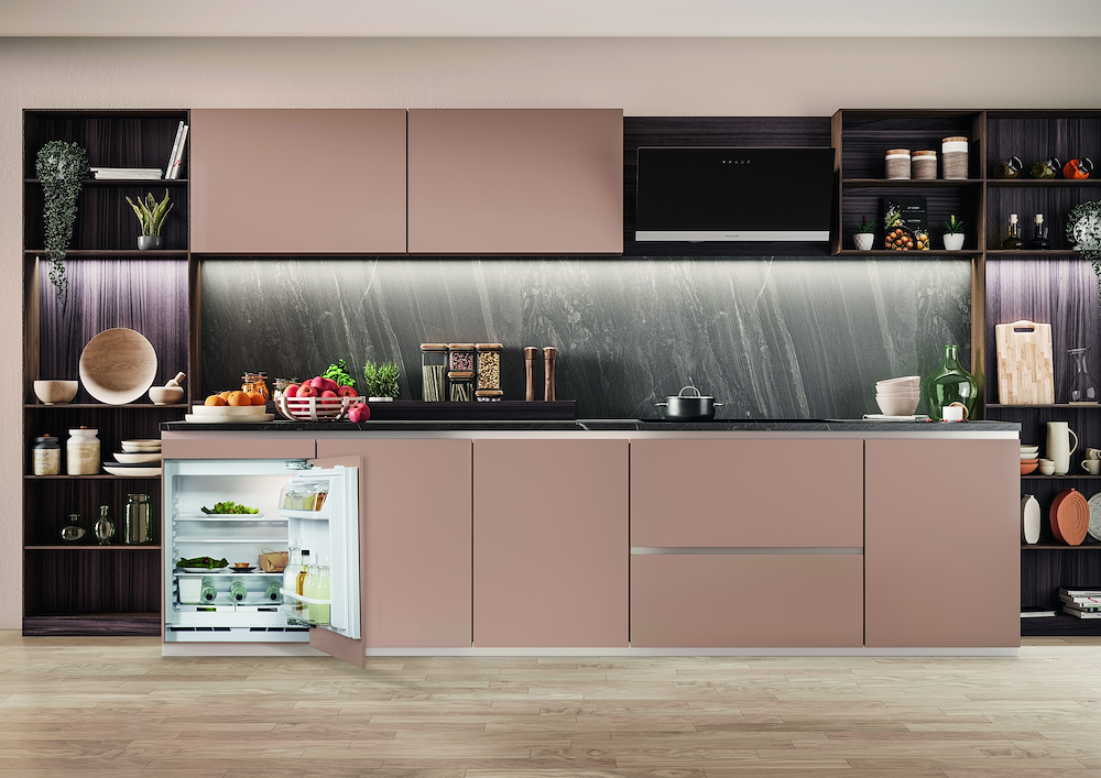 HOTPOINT-ARISTON HABUL011 - Einbaukühlschrank 144L Edelstahl