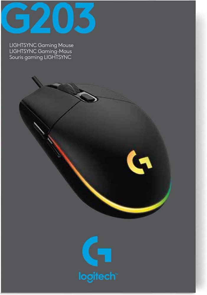 LOGITECH 910005796 - Logitech G203 LightSync Gaming Maus