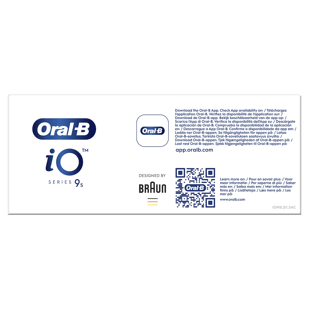 ORAL-B IO9SWHITE - Oral-B iO Series 9 Elektrische Zahnbürste White Alabaster ORAL-B IO9SWHITE - Oral-B iO Series 9 Elektrische Zahnbürste White Alabaster