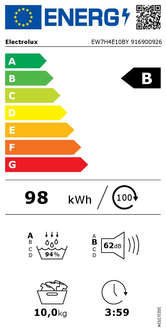 ELECTROLUX EW7H4E10 - Asciugatrice 10Kg