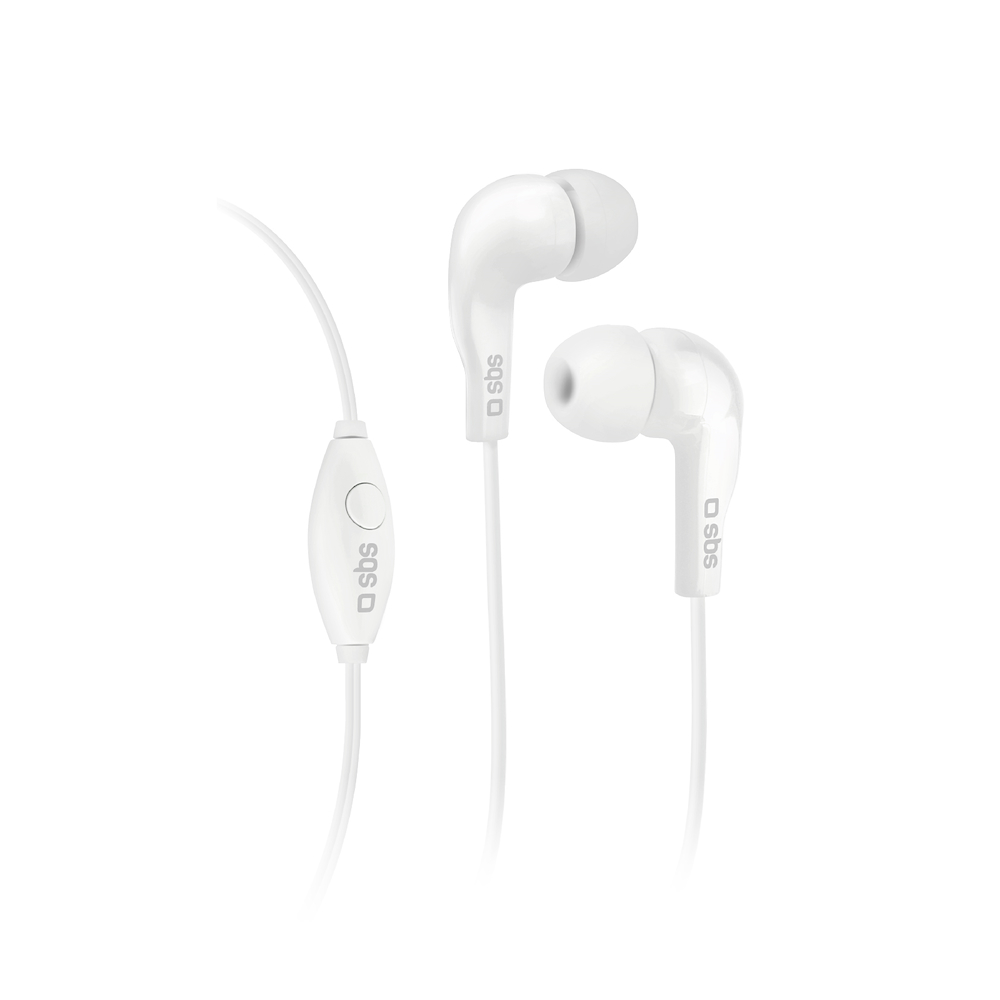 SBS TEINEARWL - Auricolare In-Ear Bianco