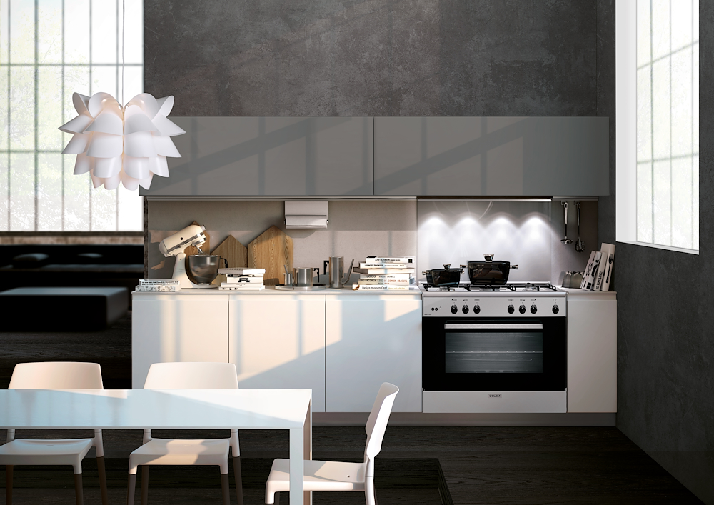GLEM GAS DG96VI - Cucina Gas Elettrico 90cm Inox GLEM GAS DG96VI - Cucina Gas Elettrico 90cm Inox