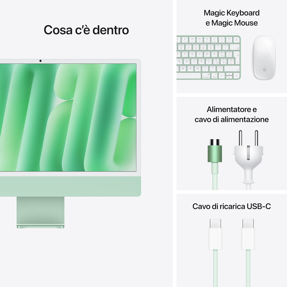 APPLE MWUE3TA - iMac 24" Retina 4.5K Verde