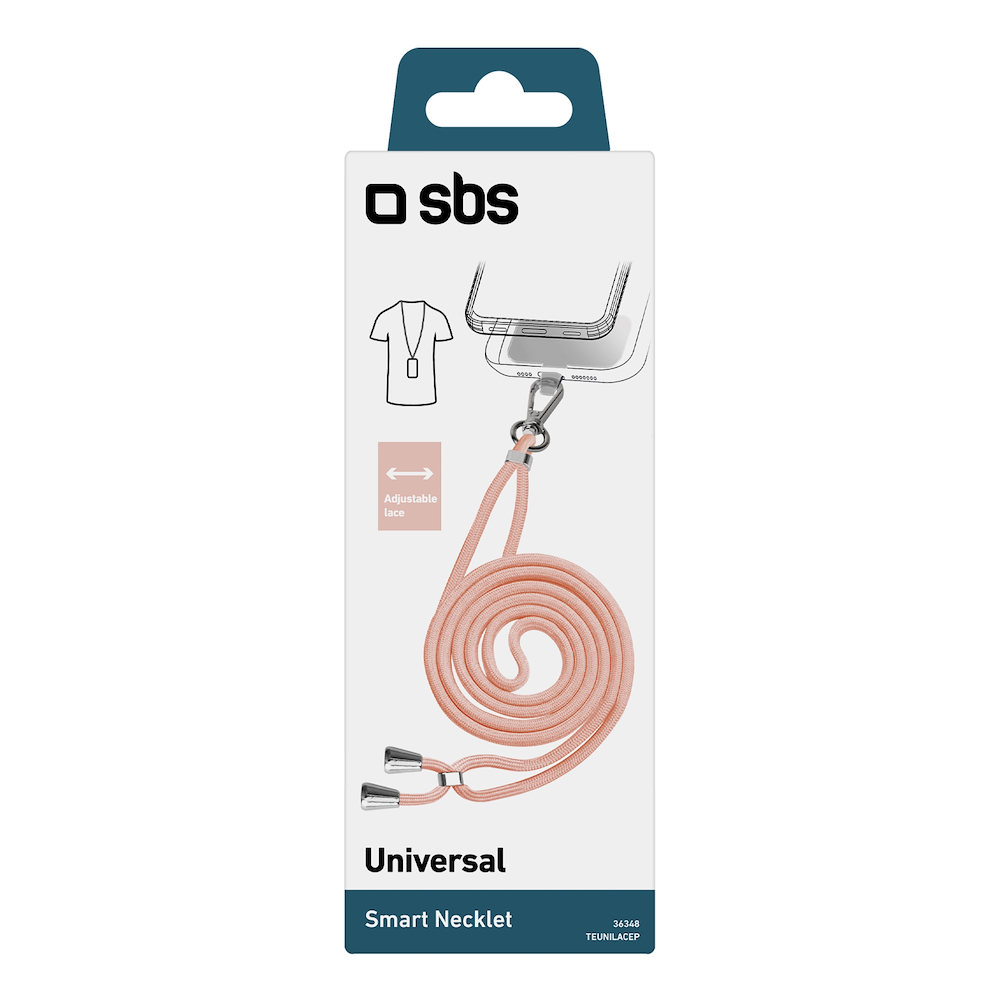 SBS TEUNILACEP - Smartphone Trageband Universelle Rosa