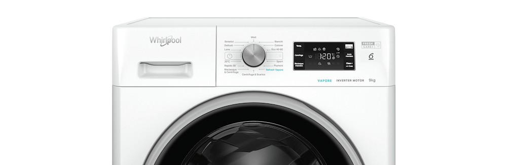 WHIRLPOOL FFBR9629BSVIT - Whirlpool Frontlader Waschmaschine 9kg WHIRLPOOL FFBR9629BSVIT - Whirlpool Frontlader Waschmaschine 9kg