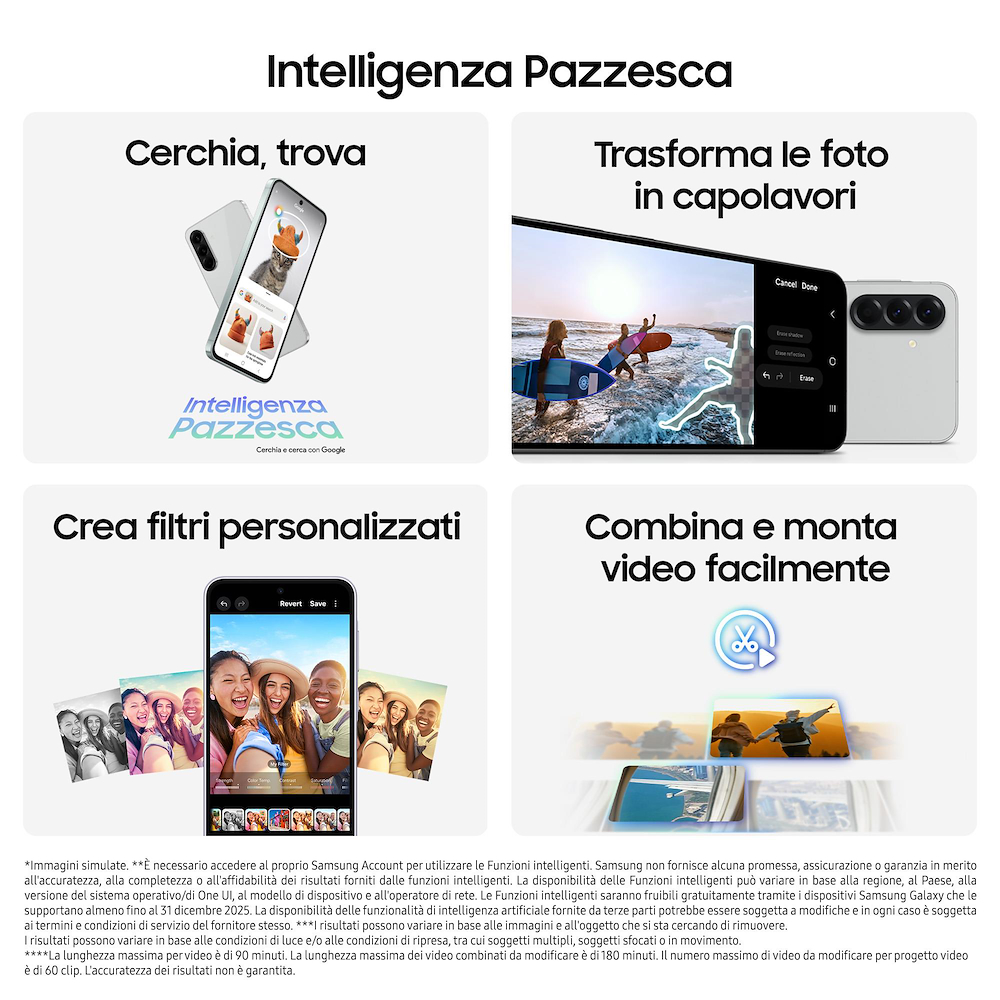 SAMSUNG SMA566BZKAEUE - Galaxy A56 5G 128GB in Graphit